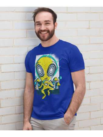 Tričko - EDM Trippy Alien Face