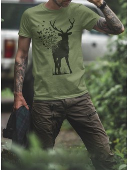 Tričko Deer Butterfly