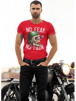 Tričko biker skull 3