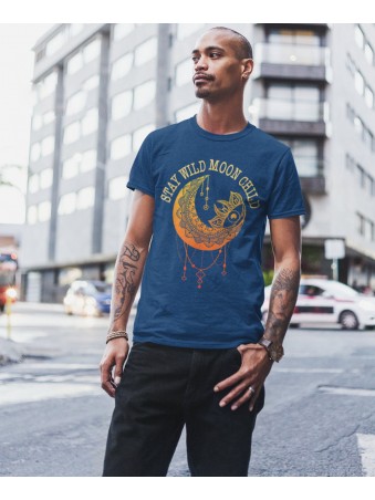 Tričko Stay Wild Moon Child Astrology Crescent Moon