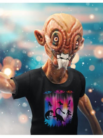 Tričko Alien Abduction T-Rex Loch Ness Bigfoot