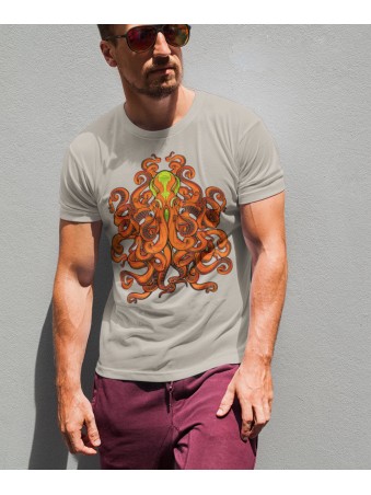 Tričko ALIEN OCTOPUS - kraken - squid - T-shirt