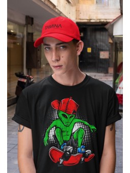 Tričko Alien Skateboarder