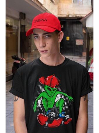 Tričko Alien Skateboarder