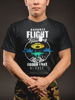 Tričko Alien UFO Groom Lake...