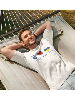 Tričko - Peace Love Ukraine