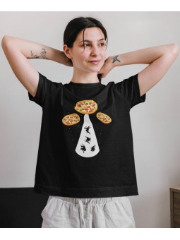 Cropped tričko Pizza UFO