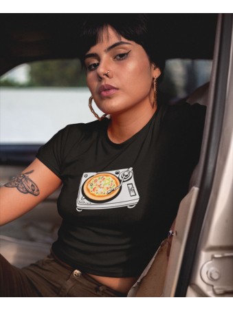 Cropped tričko Pizza Scratch