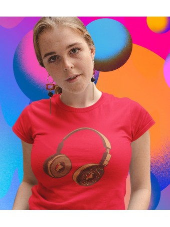 Tričko Headphone Donut