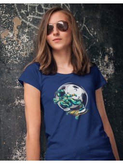 Tričko Astronaut skateboaring