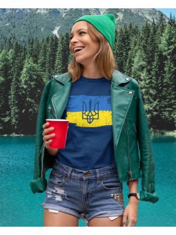 Tričko Ukraine flag