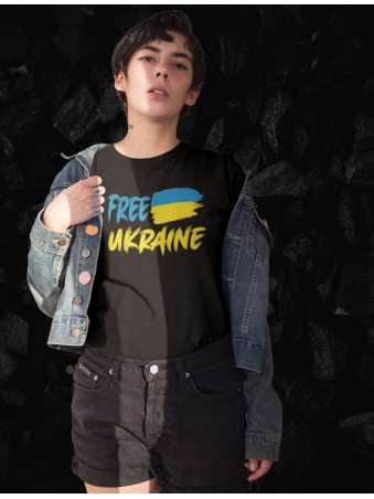 Tričko Support Ukraine I Stand With Ukraine Flag
