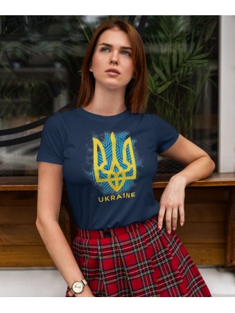 Tričko UKRAINE FLAG SYMBOL