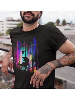 Tričko - Funny Alien UFO T-Rex