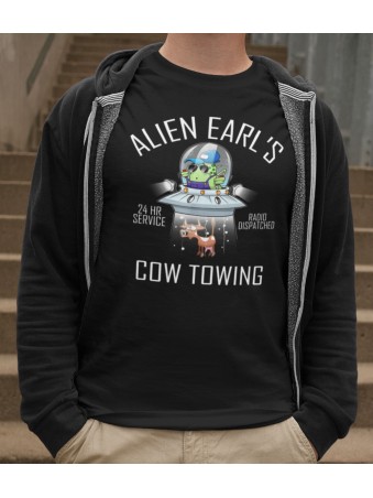 Tričko - Alien Earls Cow Towing