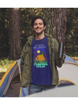 Tričko - Camping Wine Drinking