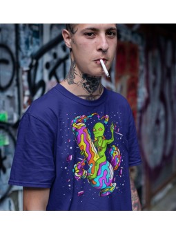 Tričko - Alien Riding A...