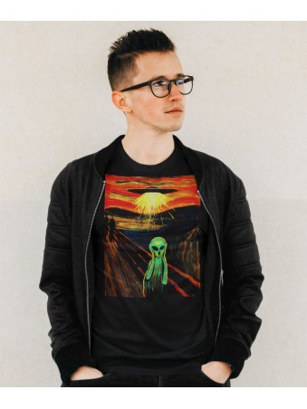 Tričko - Alien Scream Painting Premium