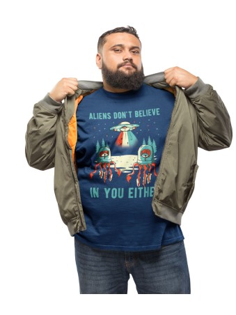 Tričko - Aliens Dont Believe In You Either Universe
