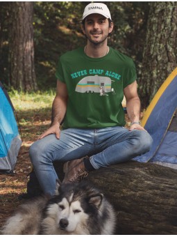 Tričko - Never Camp Alone