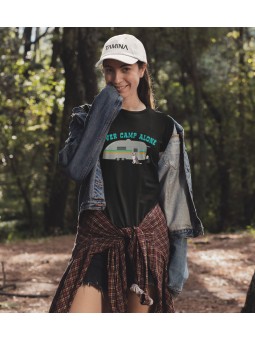 Tričko Never Camp Alone