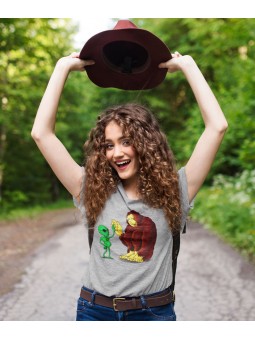 Tričko Bigfoot and Alien