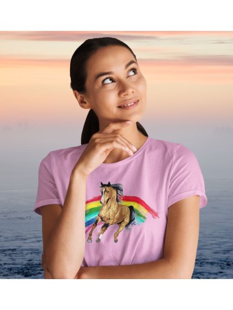 Tričko - Cute Rainbow Horse