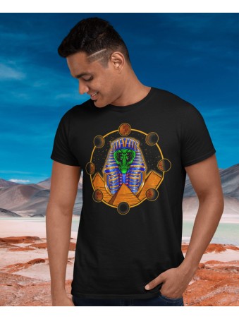 Tričko - Egyptian Alien Two Sets of Eyes Pharoah