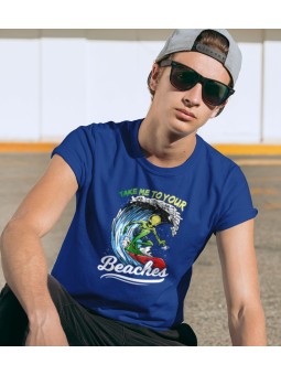 Tričko - Funny Alien Surf...