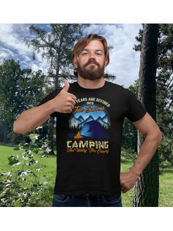 Tričko - Camping Camper Outdoors Humor