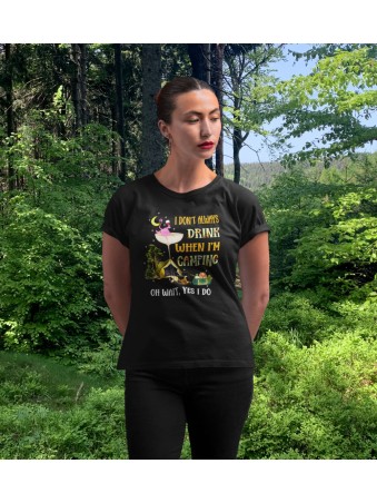 Tričko - I Dont Always Drink When Im Camping