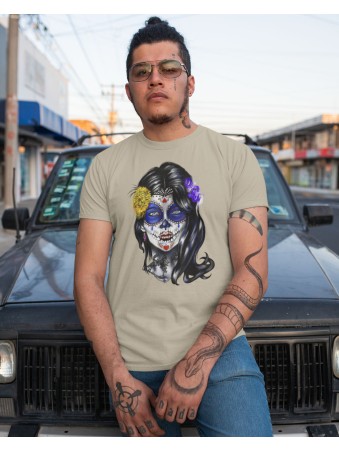 Tričko - Mexican Sugar Skull Girl