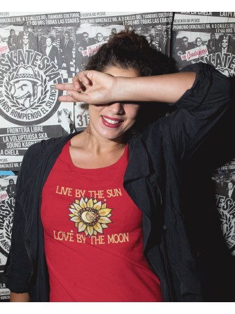 Tričko - Live by the sun Love by the Moon