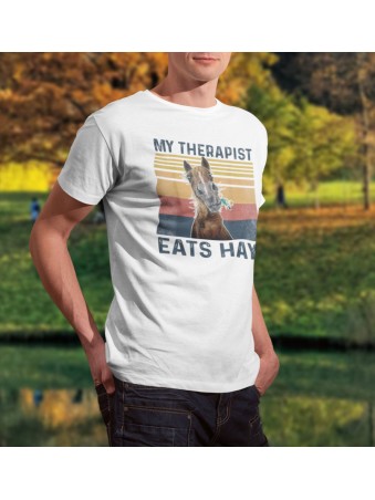 Tričko - My Therapist Eats Hay